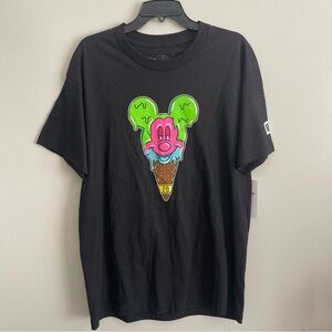 Disney By Neff Official Mickey Mouse Ice Cream Cone 28 Men's T-Shirt L NWT